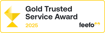 Feefo Gold Trusted Service Award 2025